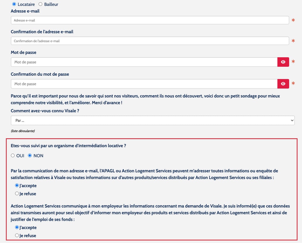 Get your visale step by step